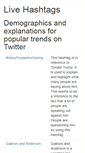 Mobile Screenshot of livehashtags.com